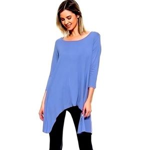 Asymmetrical Soft Tunic Top!